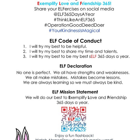 Kindness is Magical Rabbit in Hat ELFercise Kit - Picture 6 of 6